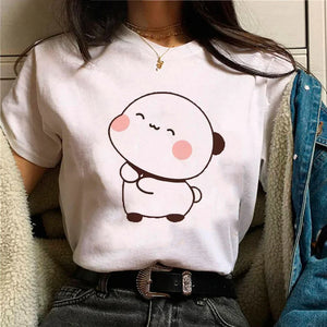 Bubu Dudu t shirt women comic designer anime top girl graphic funny clothes