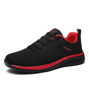 Sport Shoes Men Lightweight Running Sneakers Walking Casual Breathable Shoes Non-slip Comfortable black Big Size 38-48 Hombre