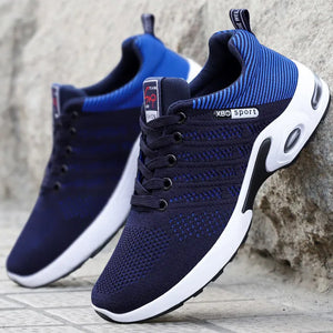 Shoes men 2025 new trend men's shoes breathable lace-up running shoes Korean version light casual sports shoes