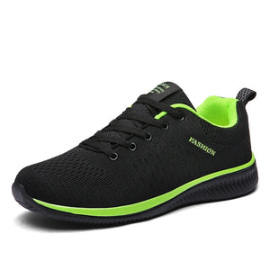 Sport Shoes Men Lightweight Running Sneakers Walking Casual Breathable Shoes Non-slip Comfortable black Big Size 38-48 Hombre