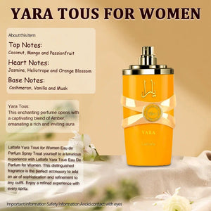 100ml Perfume Hombre Oil Original Eau De Parfum Body Spray Deodorants Men Women Gift Yara Mor Tous Asad Femme Lasting Fragrances