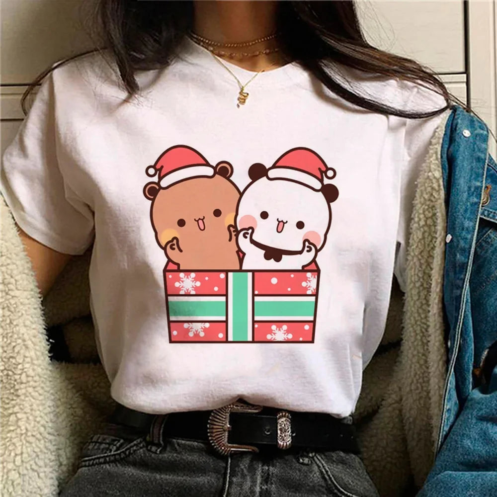 Bubu Dudu t shirt women comic designer anime top girl graphic funny clothes