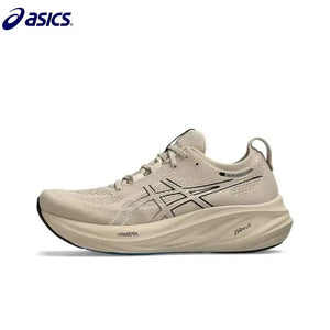 Original Asics Nimbus 26 Running Shoes Men Cushion Stability Asics Sports Shoes Unisex Sneakers White